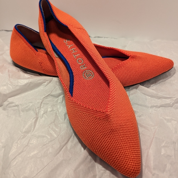 Rothy's The Point Persimmon W8 - Picture 2 of 7